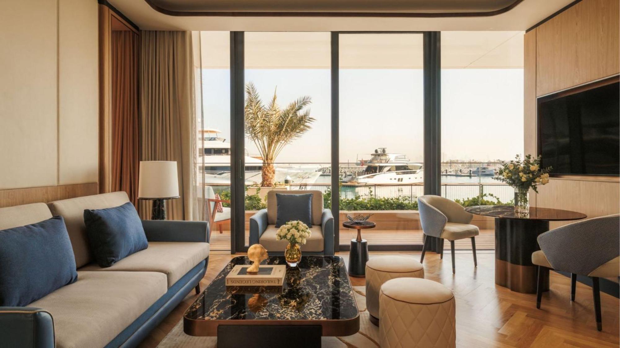 Promenade Deluxe Suite Marina View includes Butler Service Iliana Pool Club Access